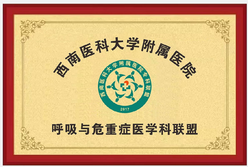 西南醫(yī)科大學(xué)附屬醫(yī)院呼吸與危重癥醫(yī)學(xué)學(xué)科聯(lián)盟